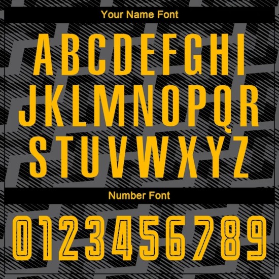 Custom Black Gold-Steel Gray Line Sublimation Soccer Uniform Jersey