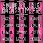 Custom Black Pink-White Line Sublimation Soccer Uniform Jersey