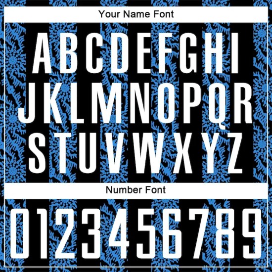 Custom Black White-Powder Blue Abstract Shape Sublimation Soccer Uniform Jersey