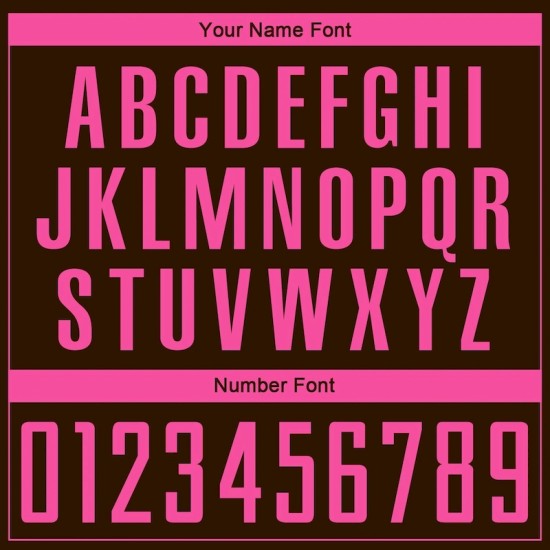 Custom Brown Pink Sublimation Soccer Uniform Jersey