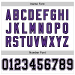 Custom White Black-Purple Mesh Authentic Football Jersey