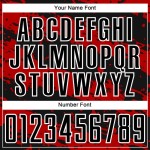 Custom Black Red-White Splash Sublimation Soccer Uniform Jersey Custom Black Red-White Splash Sublimation Soccer Uniform Jersey