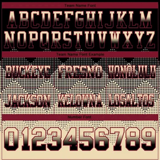 Custom Black Cream-Crimson Mesh Authentic Gradient Square Shape Flag Football Jersey